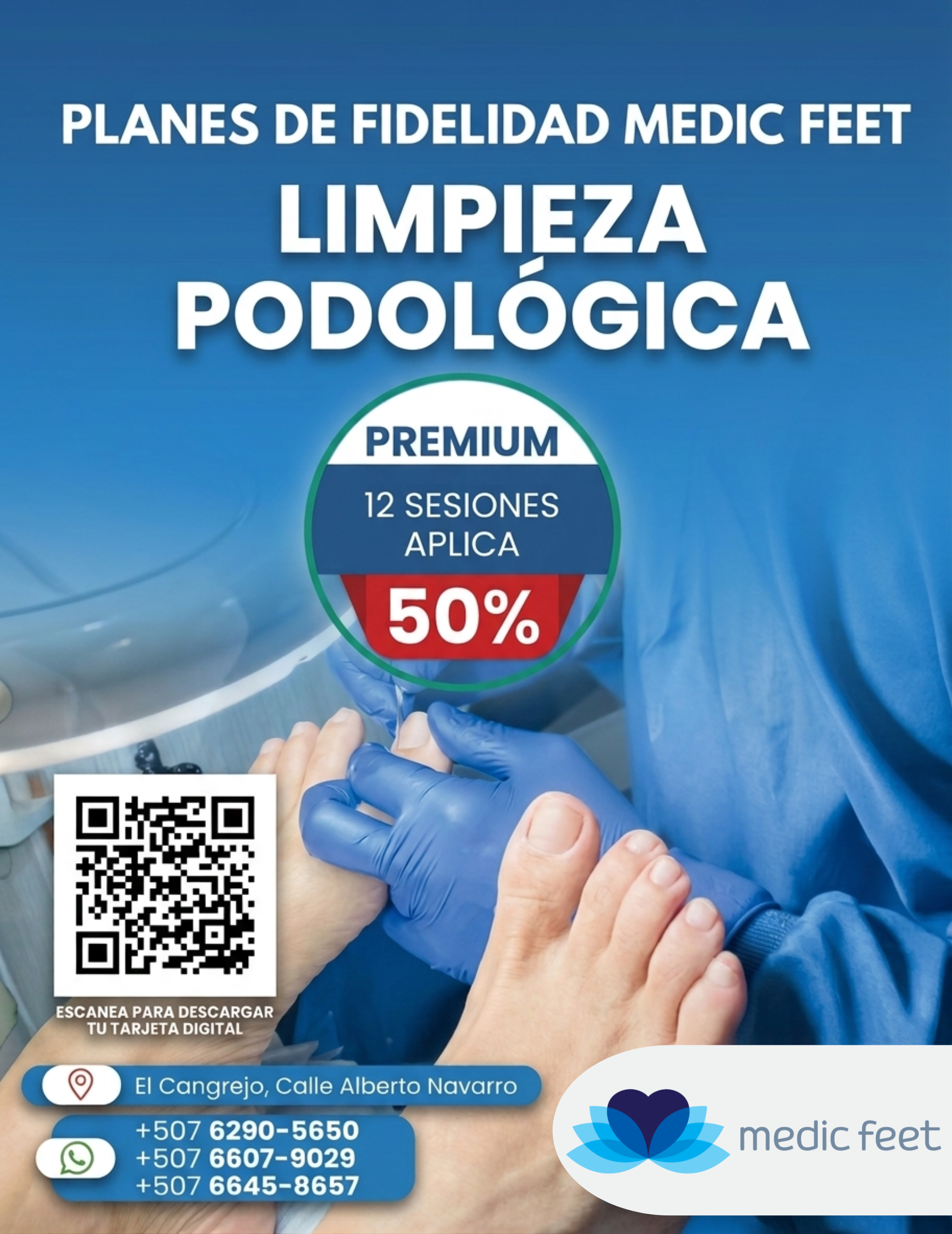 Plan 12 Limpiezas Podológicas a Mitad de Precio