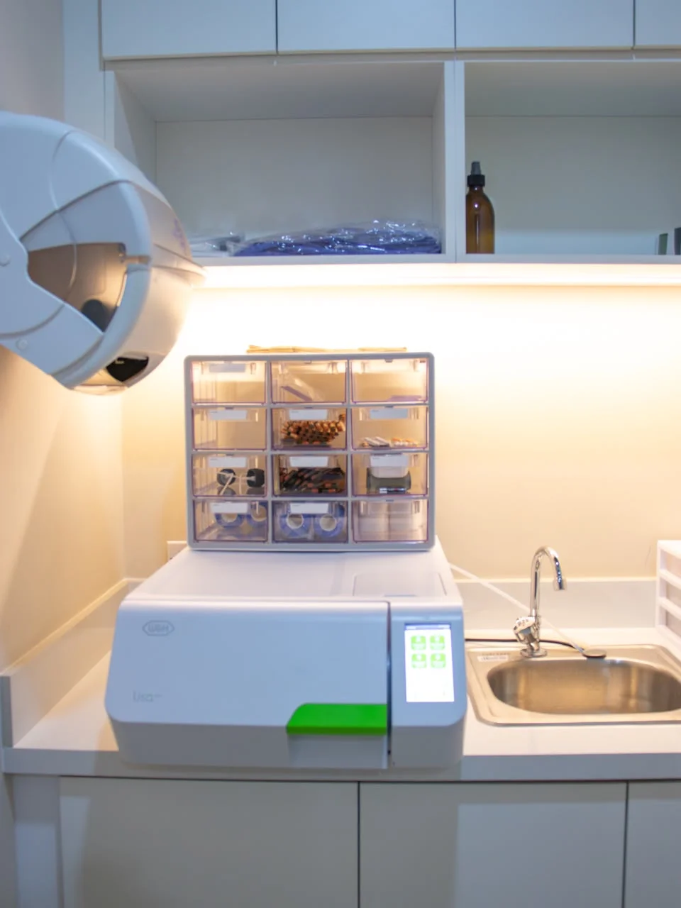 Instrumentos esterilizados de podología